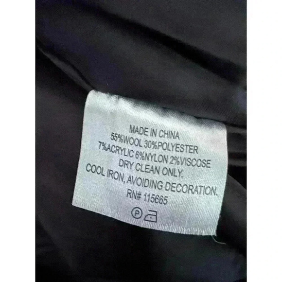 Harry Potter Ravenclaw Wool Blend Button Down Hooded Varsity Jacket Size XL - Picture 3 of 8